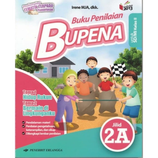 Buku Penilaian Bupena kelas 2A SD MI