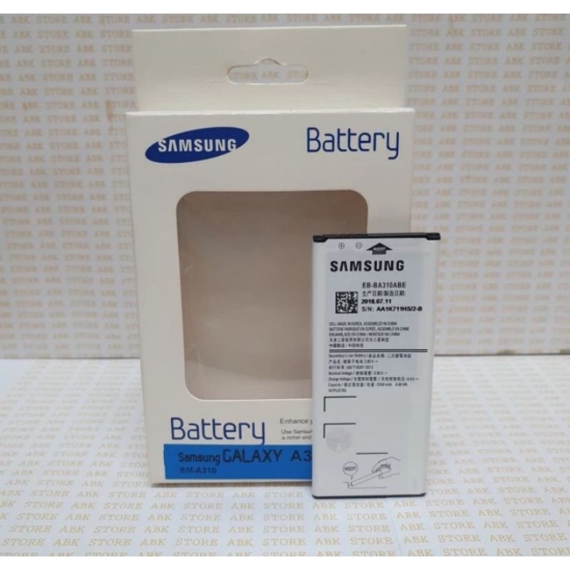 BATTERY BATERAI BATRE BATRAI SAMSUNG A310 A3 2016 ORIGINAL 100%