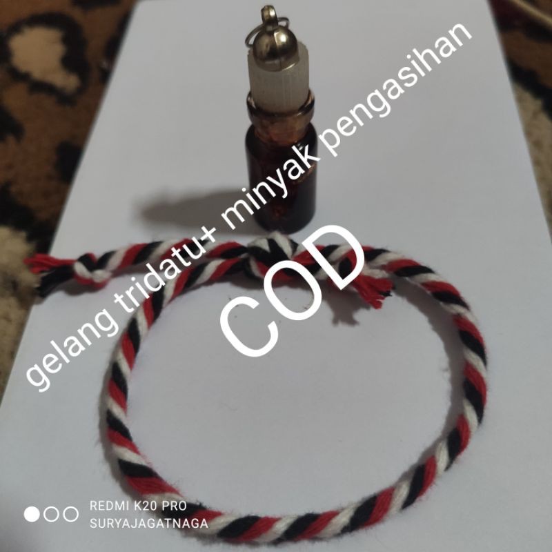 gelang tridatu minyak asihan