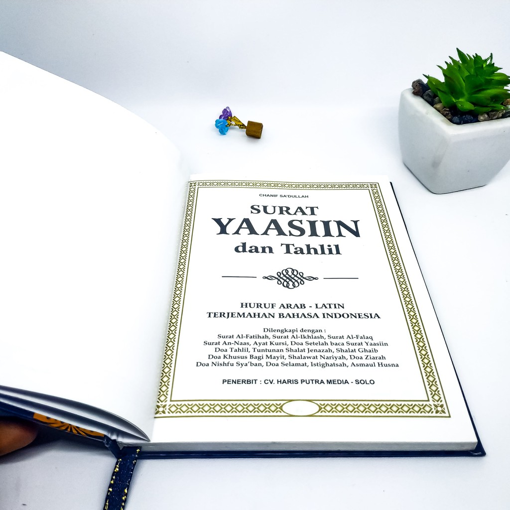 Buku Yasin Tahlil Art Paper 208 Halaman Non Cover Termurah