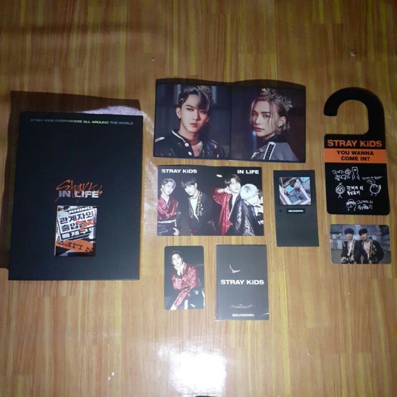 album sealed/unsealed stray kids in life limited ver full set pc han concept