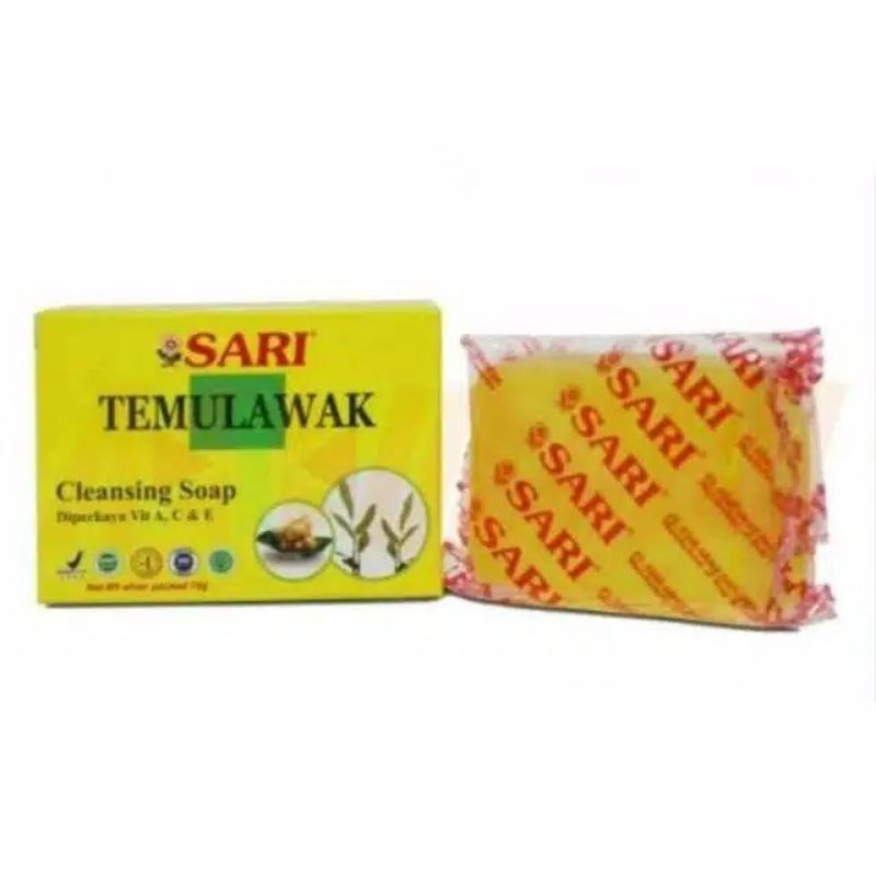 Sabun Sari Temulawak Cleansing Facial Soap Tansparant Soap