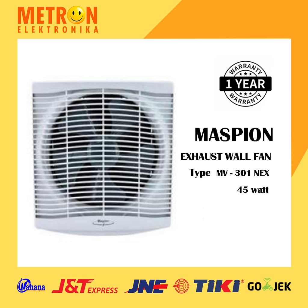 MASPION MV 301 NEX / EXHAUST WALL FAN 12 IN / MV301NEX