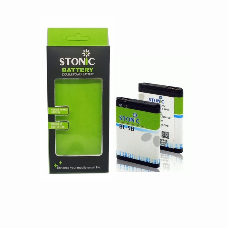 Battery Stonic Double Power IC Protection Baterai NOKIA BL-5B / 3220 /N90/ N80 Batre