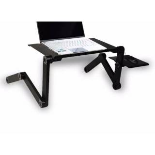 Meja Laptop Lipat Portable Aluminium Cooler Big Fan Meja Laptop Lipat Portable Aluminium Cooler Big Fan