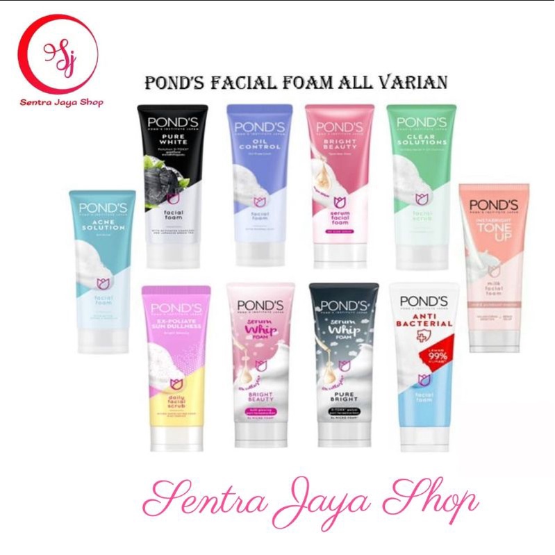 Jual Ponds White Bright Beauty Facial Foam 100 Gram 100 Gr Pond's ...