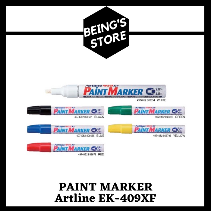 

SPIDOL WARNA PAINT MARKER ARTLINE EK-409XF