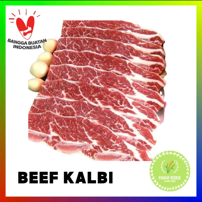 

Beef Kalbi / Daging Iga Rantai / pack 1 kg