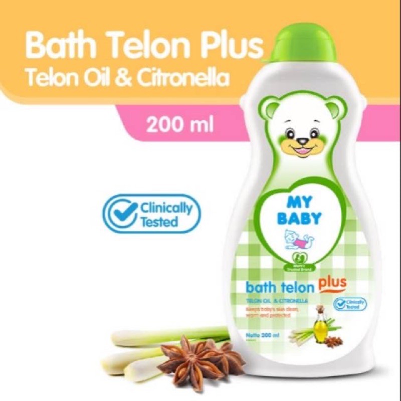 SABUN MY BABY Bath 200ml / Mybaby Hair &amp; Body wash/ My baby bath telon plus