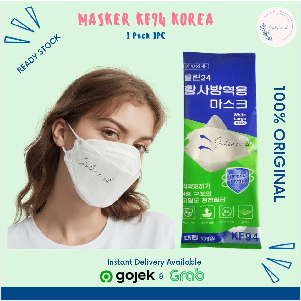 Originall!!! Masker KF94 Impor Packing Seal/ KF94 Korea / KF94 Mask