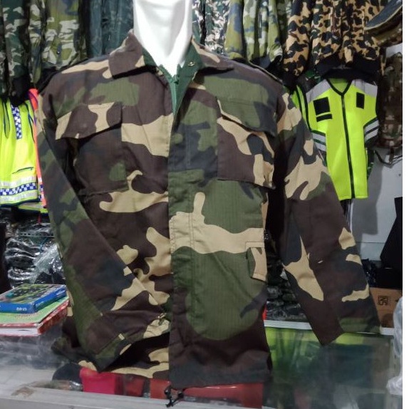 Jaket Parka Loreng US Army Jaket Bolak Balik Banser Ansor
