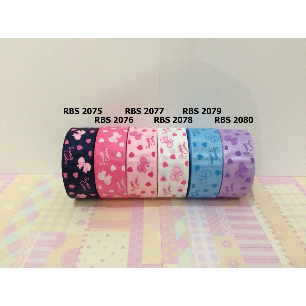 

[10 YARD] PITA GROSGRAIN MOTIF LOVE SALE RBS 2075,2076,2077,2078,2079,2080