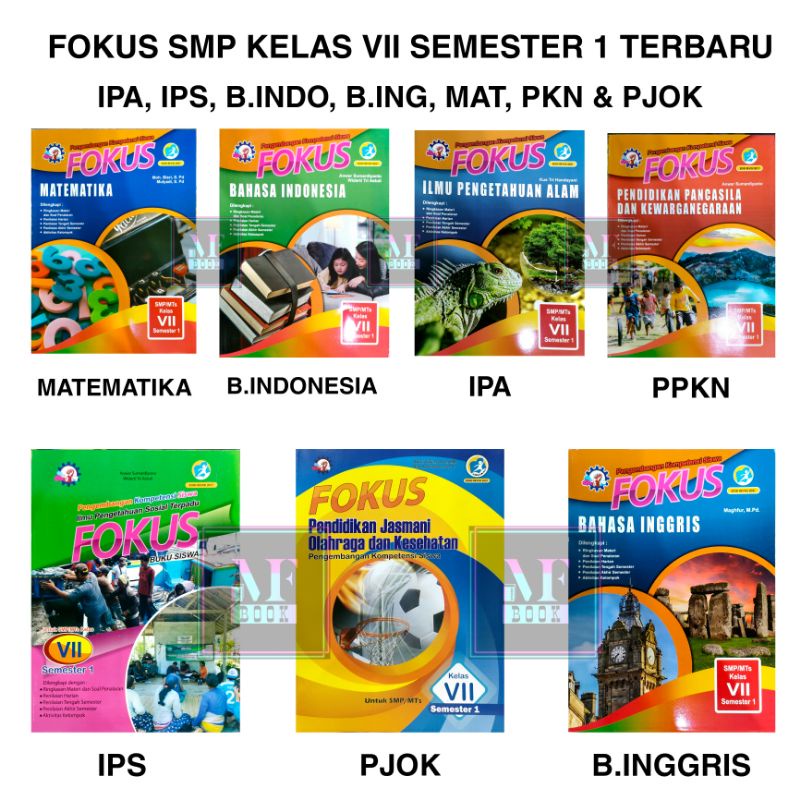 BUKU FOKUS SMP KELAS 7 SEMESTER 1 EDISI REVISI TERBARU