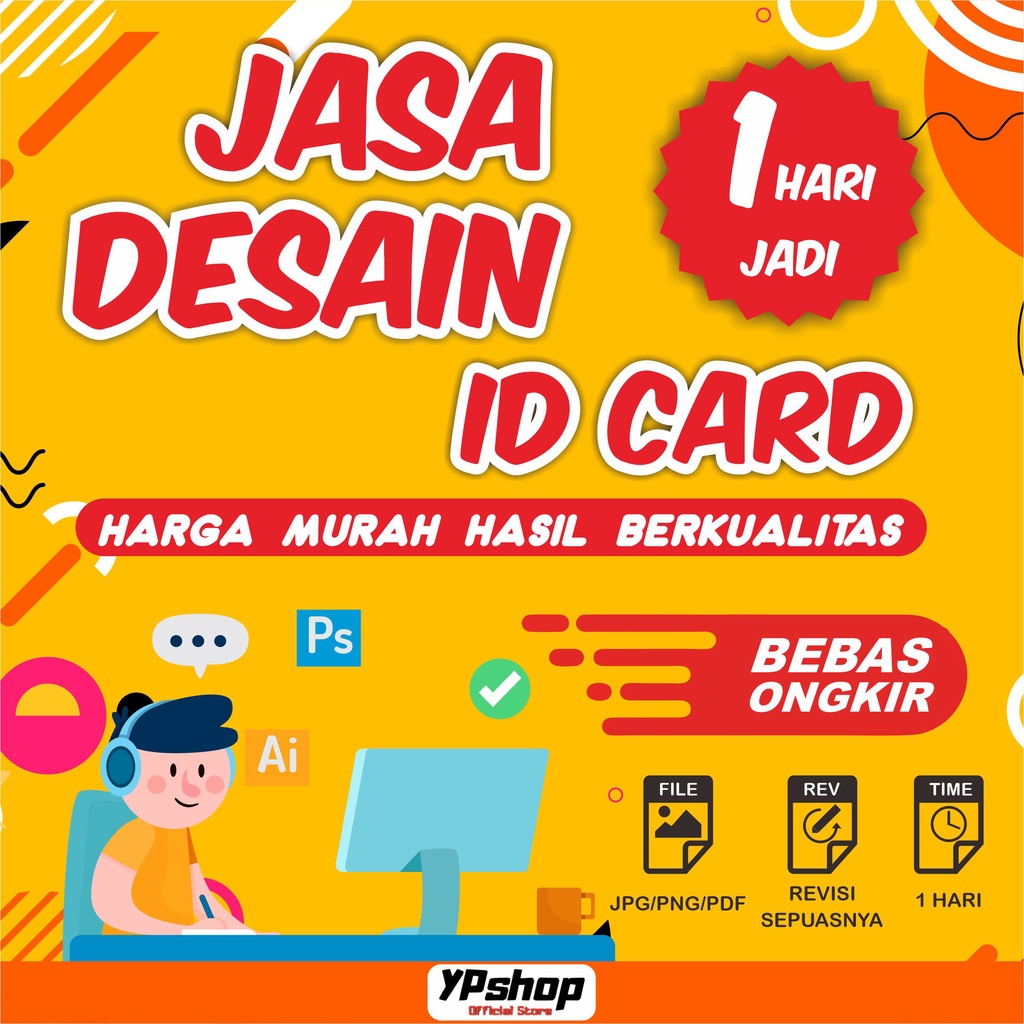 Jasa desain ID CARD,Kartu Nama,Banner,Logo