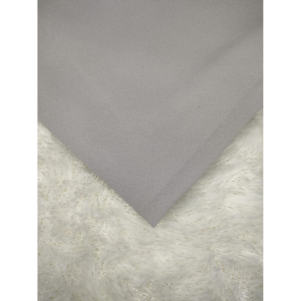 PASHMINA SQUARE ORIGINAL ( ANTI TEMBEM ) / PASHMINA SEGITIGA-ABU MUDA