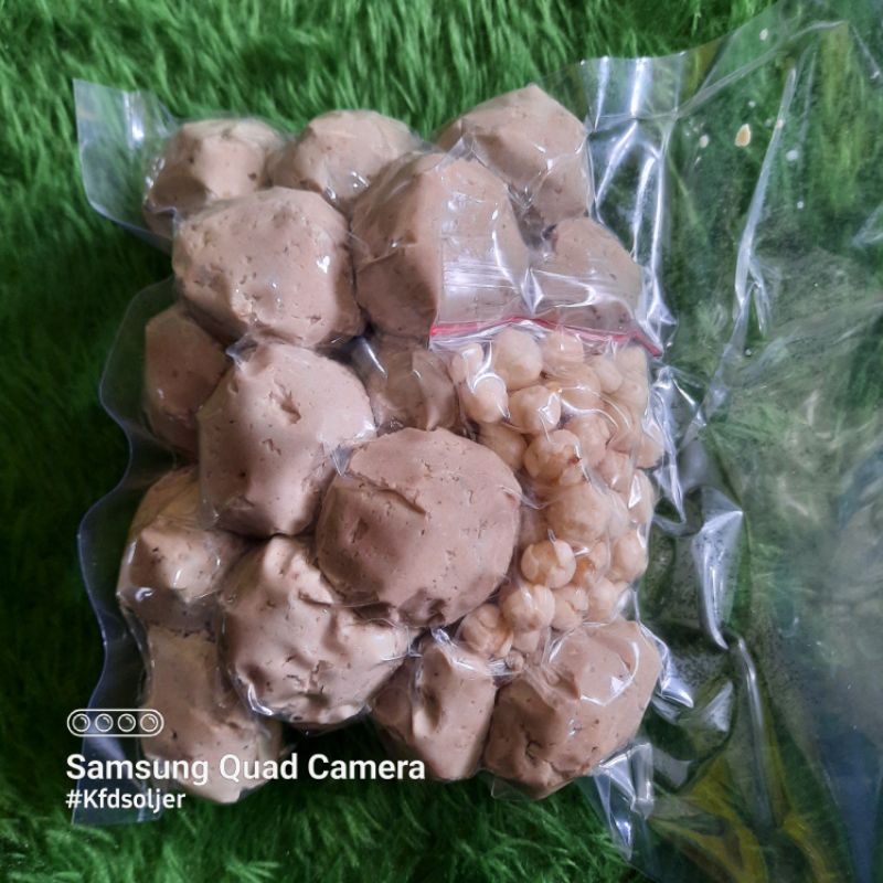 BASO IKAN SINAR BAHARI KECIL ISI 20 BUTIR (Bonus bumbu + cabe )