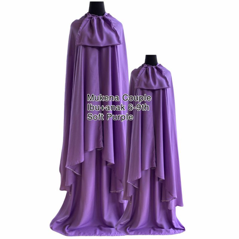 MUKENA COUPLE BASIC | MUKENA COUPLE IBU DAN ANAK | MUKENA POLOS COUPLE | MUKENA COUPLE POLOS | MUKEN