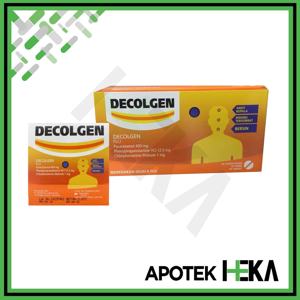 Decolgen Box isi 25x4 Tablet - Obat Flu Demam (SEMARANG)