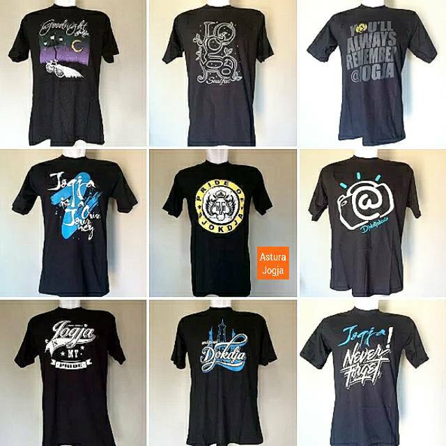  KAOS  JOGJA  100 cotton Shopee  Indonesia