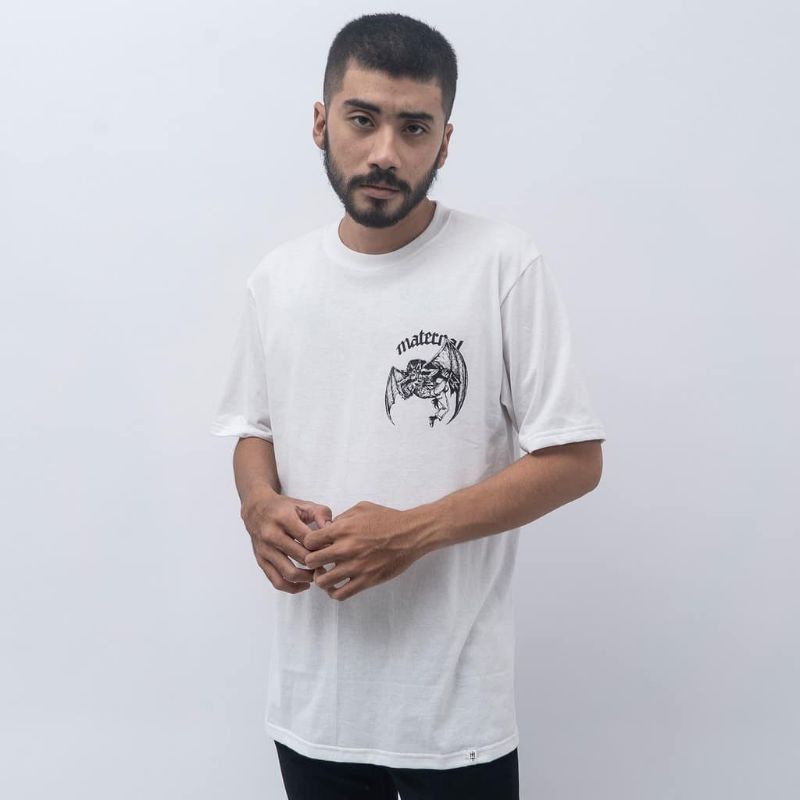 Maternal Disaster - Kaos Pria -  T-Shirt Maternal SUCT PUTIH- Kaos Maternal Putih Tshirt Maternal Ba