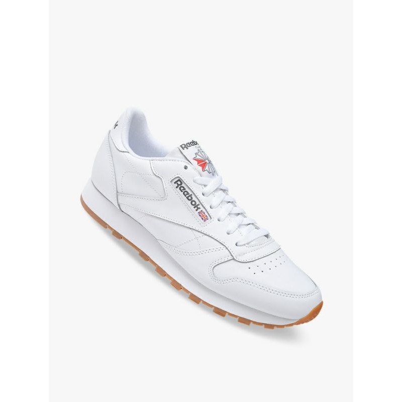 white reebok trainers