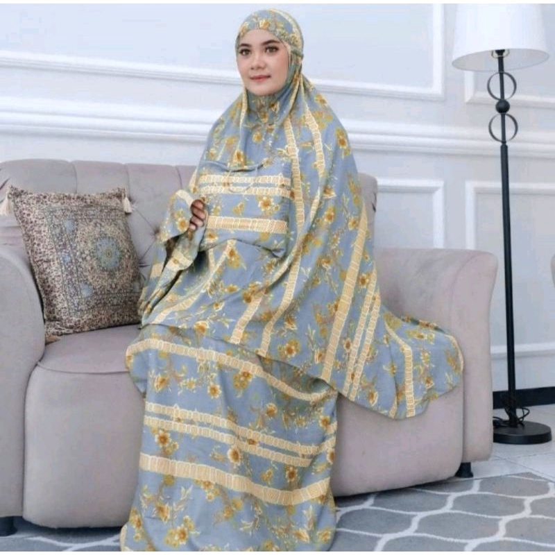 MUKENA BALI MOTIF SULTAN SAHARA