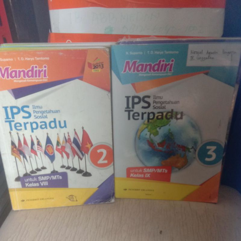 buku mandiri ips terpadu ilmu pengetahuan sosial untuk smp/mts kelas 8dan 9