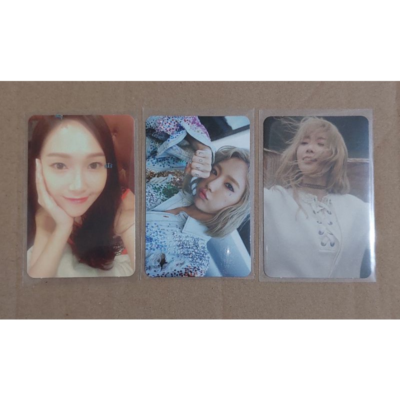 [BOOKED] PC Photocard Jessica with love, J dan Taeyeon SNSD I & Why