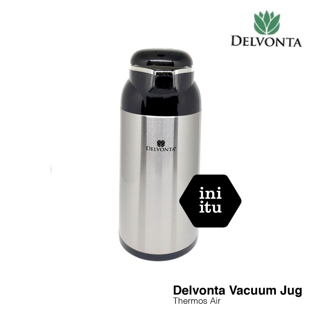 [ Delvonta ] Termos Kaca / Thermos / Vacum Jug Delvonta - Panas Tahan Lama