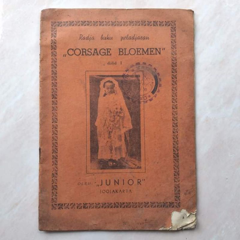 

Buku Kuno Jadul Tahun 1952-1953 Corsage Bloemen - Kerajinan Hiasan Bunga