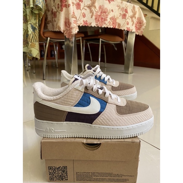 NIKE AIR FORCE 1 07 LX NN TOASTY - BROWN KELP/SAIL- RATTAN - CAVE PURPLE