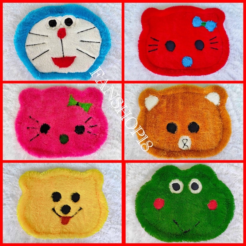 Keset Bulu Karakter / Keset Bulu Rasfur / Keset Karakter Alas Kaki