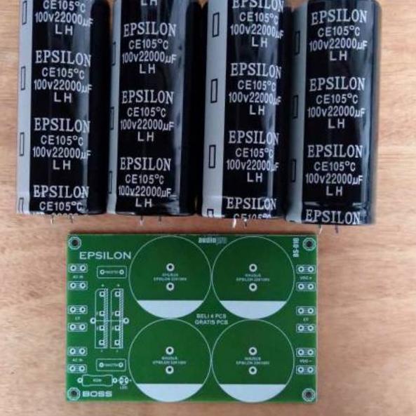 (TERBAIK) ELCO EPSILON 22000uf 100v ORIGINAL 22000uf 100v