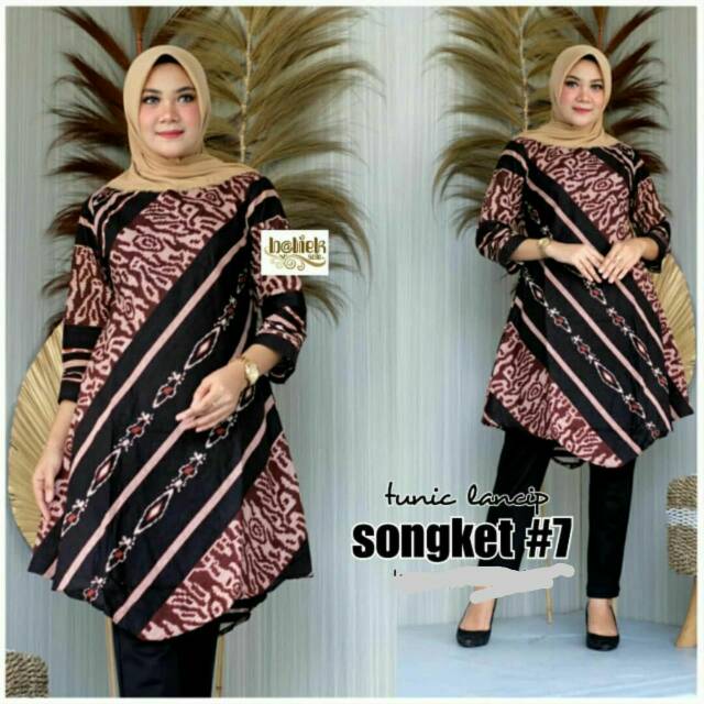 GROSIR BATIK PEKALONGAN TUNIK BATIK MURAH SKW