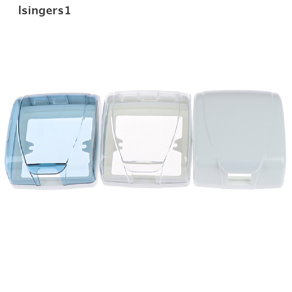 (lsingers1) Panel Stop Kontak Dinding Tipe 86 Bahan Plastik Anti Air