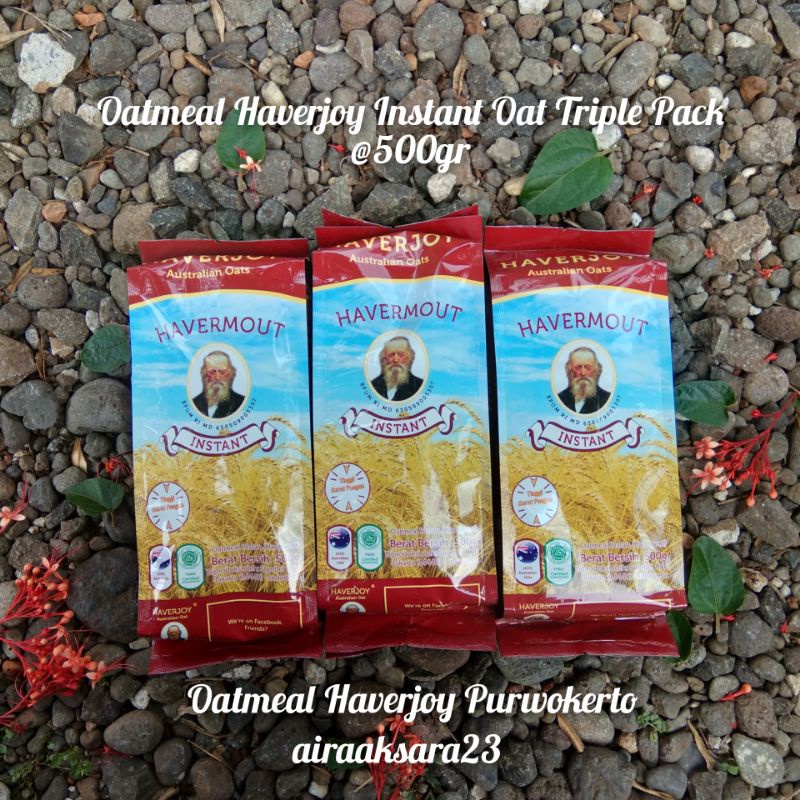 

Oatmeal Haverjoy Instant Oat @500gr Triple Pack Edition In Purwokerto