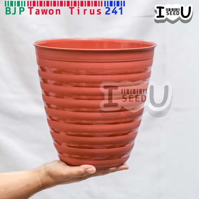 Pot Bunga Tawon Tirus/Pirus Ori 241 Coklat (BJP)