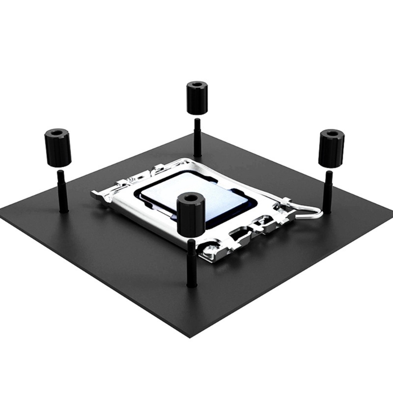 Bt Kit Mounting Metal Untuk Pendingin CPU Nyala Untuk Platform LGA1700 /1200/115X (Hitam)