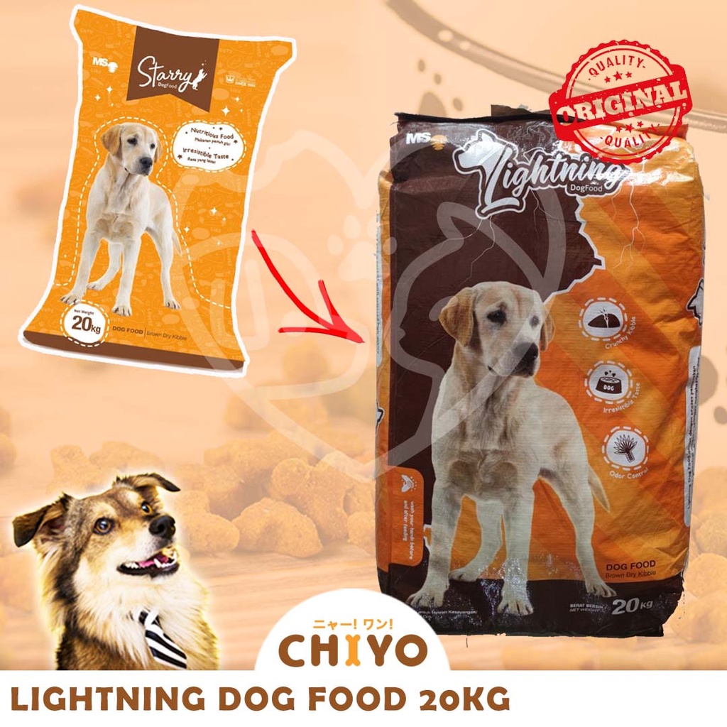 LIGHTNING DOG 20 KG [ MAKANAN ANJING ]