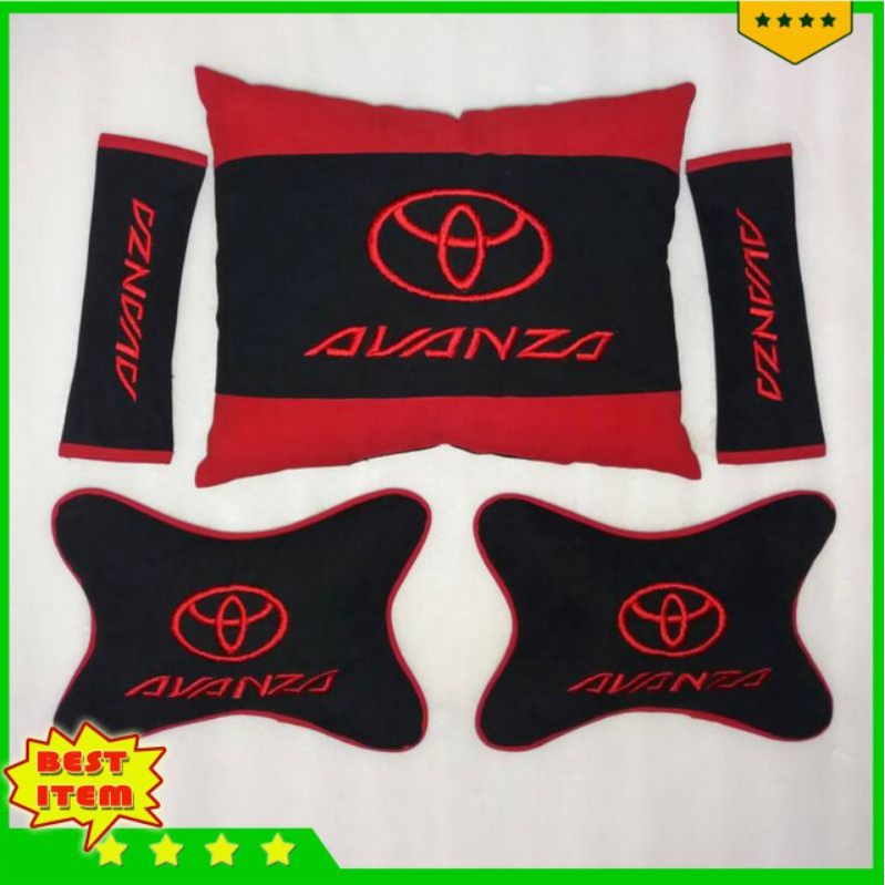 bantal mobil toyota avanza aksesoris interior mobil avanza pillow avanza