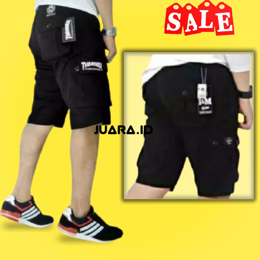 Celana Gunung Outdoor Cargo Pendek Pria Trasher Celana Cargo Thrasher Original