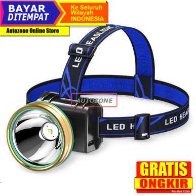 Senter Kepala Selam LED ANLOOK Headlamp Hingga 12000M Baterai Cas Tanam Terbaik Paling Terang