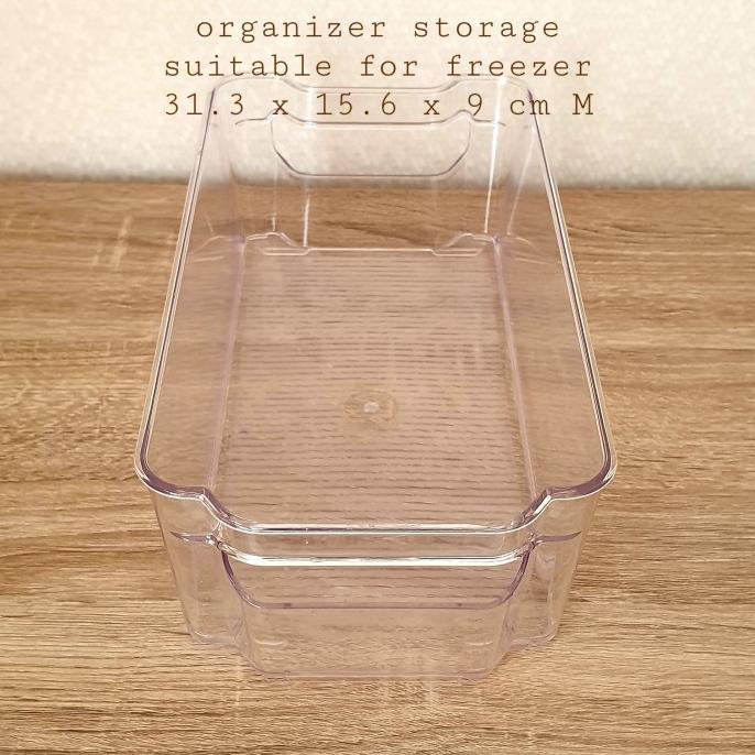 ORGANIZER / STORAGE - FRIDGE / FREEZER BIN CONTAINER STACKABLE M