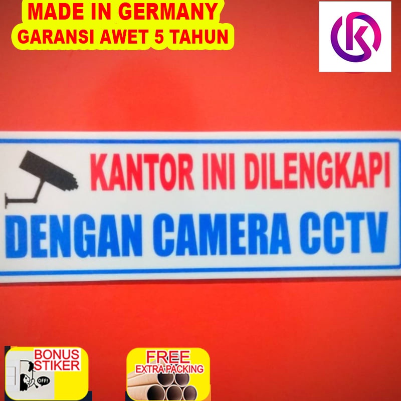 

Promo akrilik plat kantor ini dilengkapi dengan camera cctv