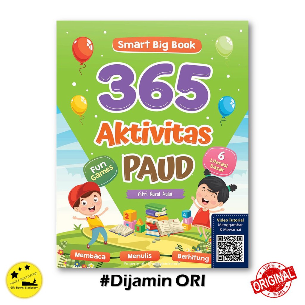 Buku Smart Big Book 365 Aktivitas Anak PAUD by Fitri Nurul Aulia - Buku Anak Cikal Aksara