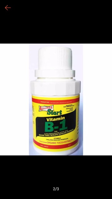 Pupuk vit B1 vitamin B1 liquinox 100 ml