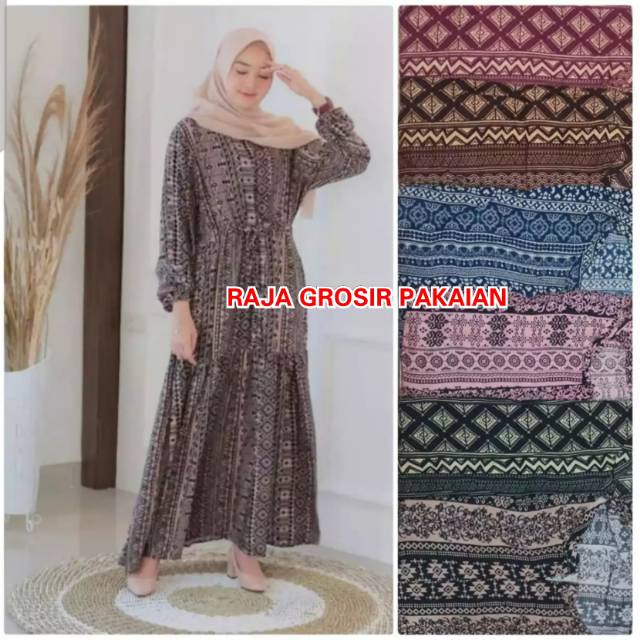 Gamis Homey Dress Jumbo Maks 75 Kg Ke 110 Cm Bahan Katun Rayon Premium