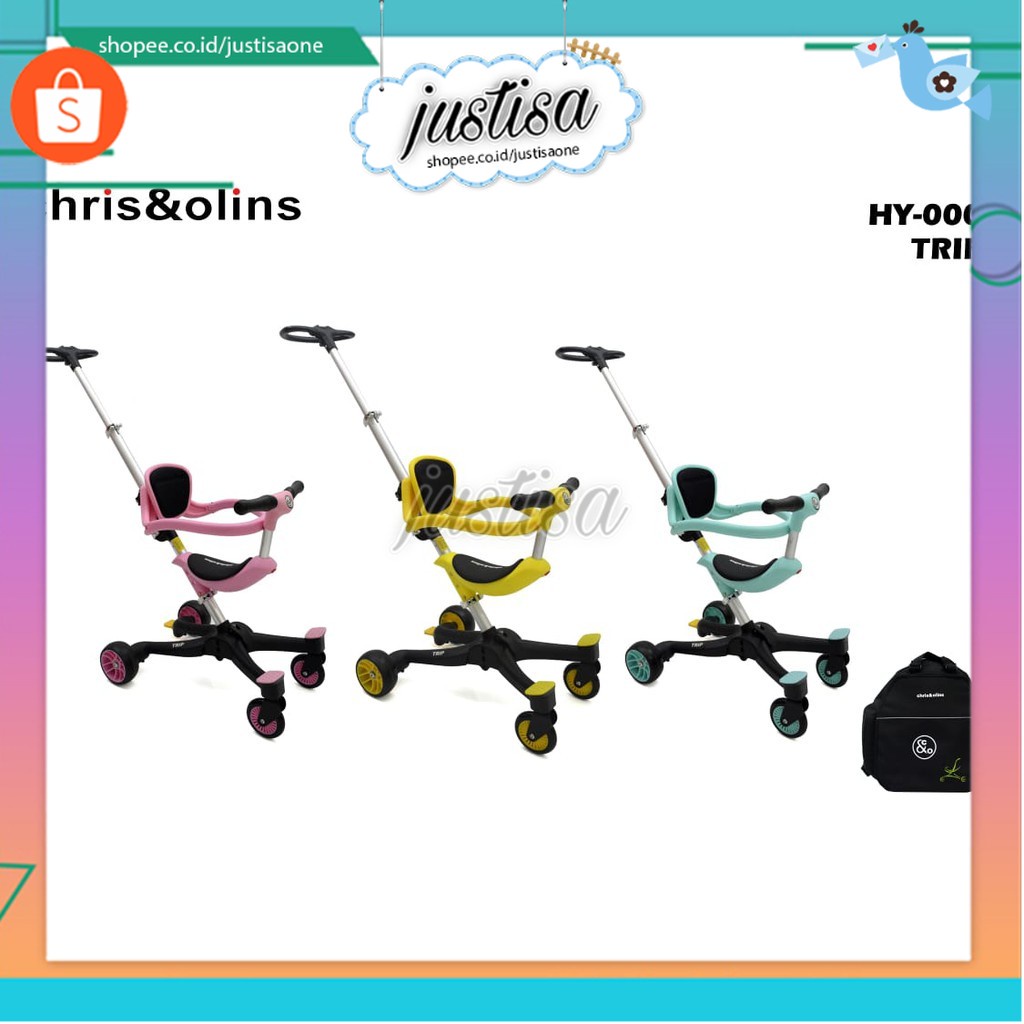 Promo !! Chris &amp; Olins Trip Hy-000 Kereta Dorong Bayi - Stroller baby cris &amp; Olins