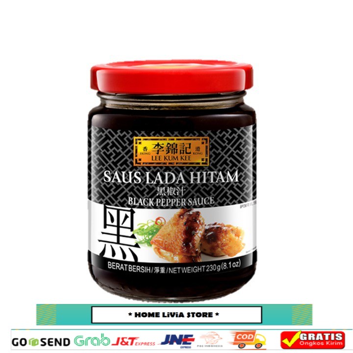 

Lee Kum Kee Black Pepper Sauce Saus Lada Hitam 230 gr