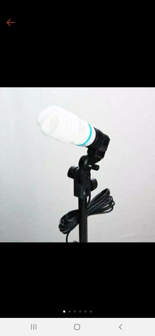 Lamp Holder Single Socket E27 Dengan Dudukan Payung - Hq-dz001